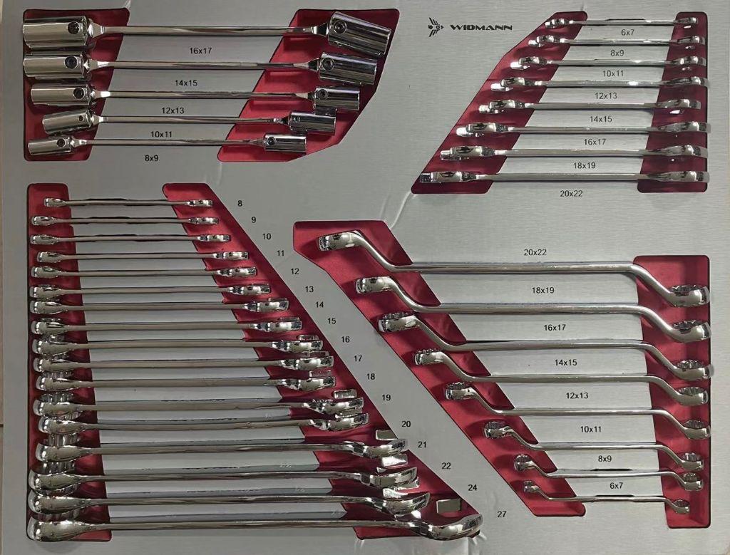 WIDMANN MAX EDITION TOOLS CABINET 7/7 PRO TOOLS - NEW TOOLS -  RED