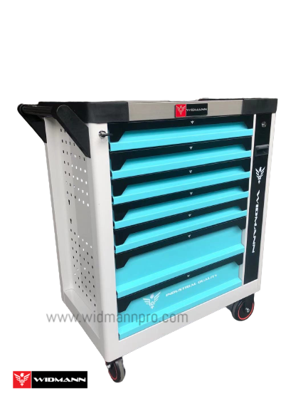 WIDMANN TOOLS CABINET  8 LAYERS AQUA