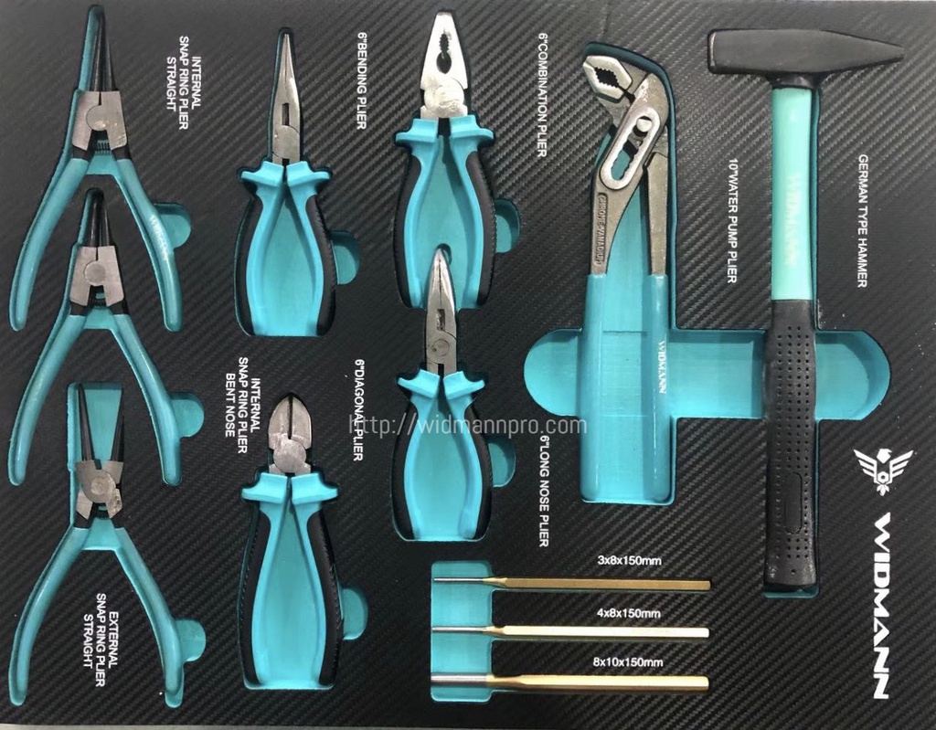 WIDMANN TOOLS CABINET  8 LAYERS AQUA