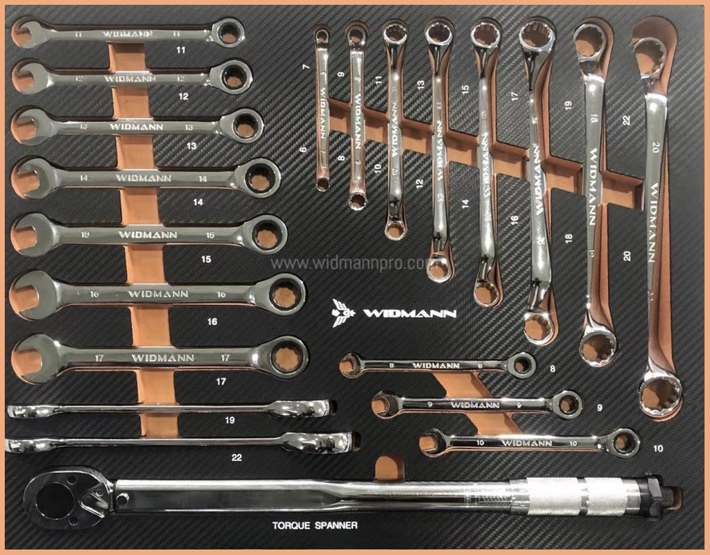 WIDMANN TOOLS CABINET  8 LAYERS BROWN