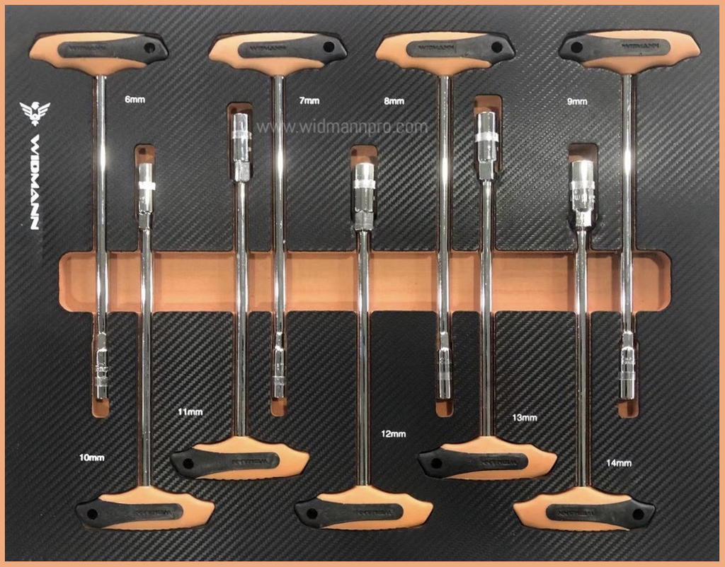 WIDMANN TOOLS CABINET  8 LAYERS BROWN