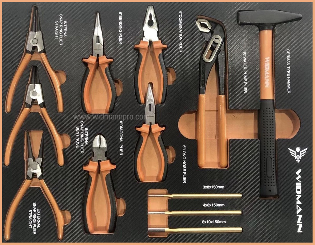 WIDMANN TOOLS CABINET  8 LAYERS BROWN