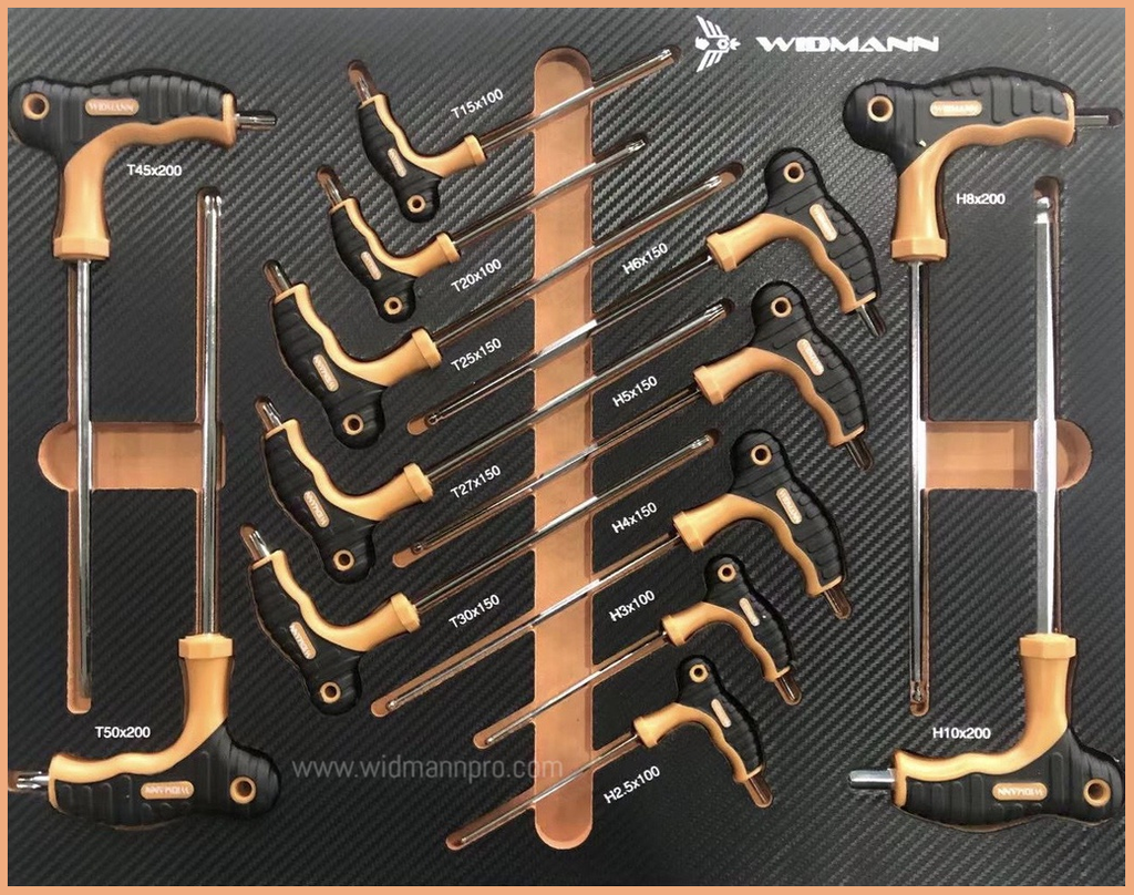 WIDMANN TOOLS CABINET  8 LAYERS BROWN