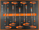 WIDMANN TOOLS CABINET  8 LAYERS ORANGE