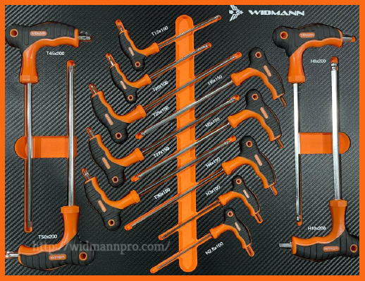 WIDMANN TOOLS CABINET  8 LAYERS ORANGE