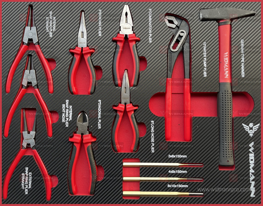 WIDMANN TOOLS CABINET - 8 LAYERS - RED