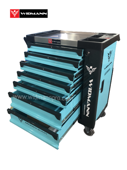 WIDMANN TOOLS CABINET - 7 LAYERS - AQUA