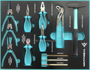 WIDMANN TOOLS CABINET - 7 LAYERS - AQUA