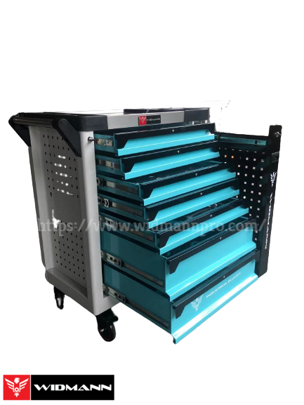 WIDMANN TOOLS CABINET  8 LAYERS AQUA