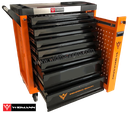 WIDMANN TOOLS CABINET  8 LAYERS ORANGE