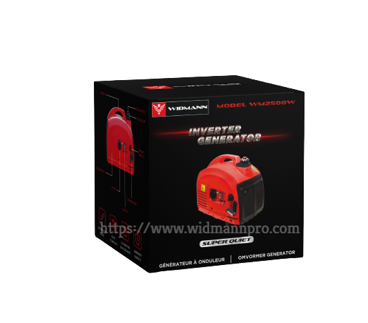 Widmann WM2500W: Petrol Powered Portable Inverter Generator -Silent